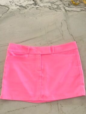 Amanda Uprichard Hot Pink Mini Skort